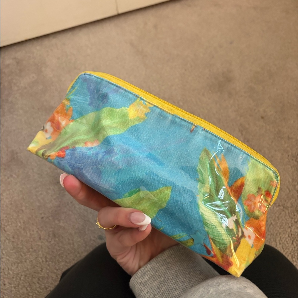 Roller Rabbit Blue and Yellow Polka Dot Bag - Picture 2 of 3